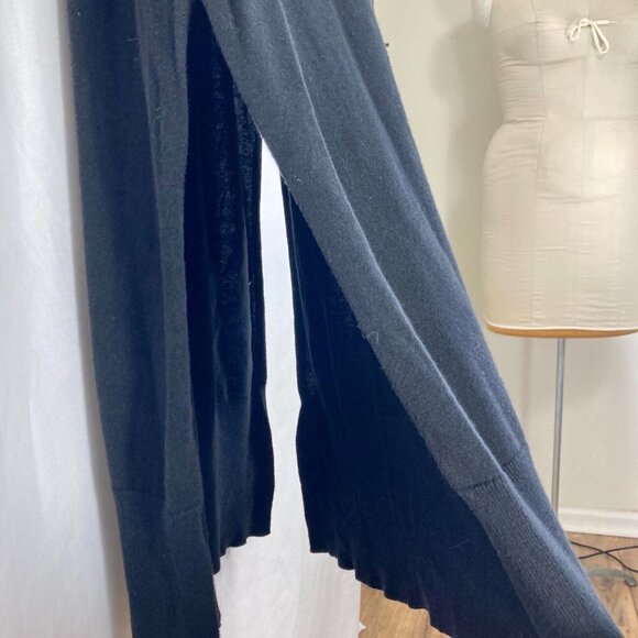 Paper Label Tunic Sweater Dress Dark Academia Whimsy Goth Witchy Minimalist S - Picture 4 of 9